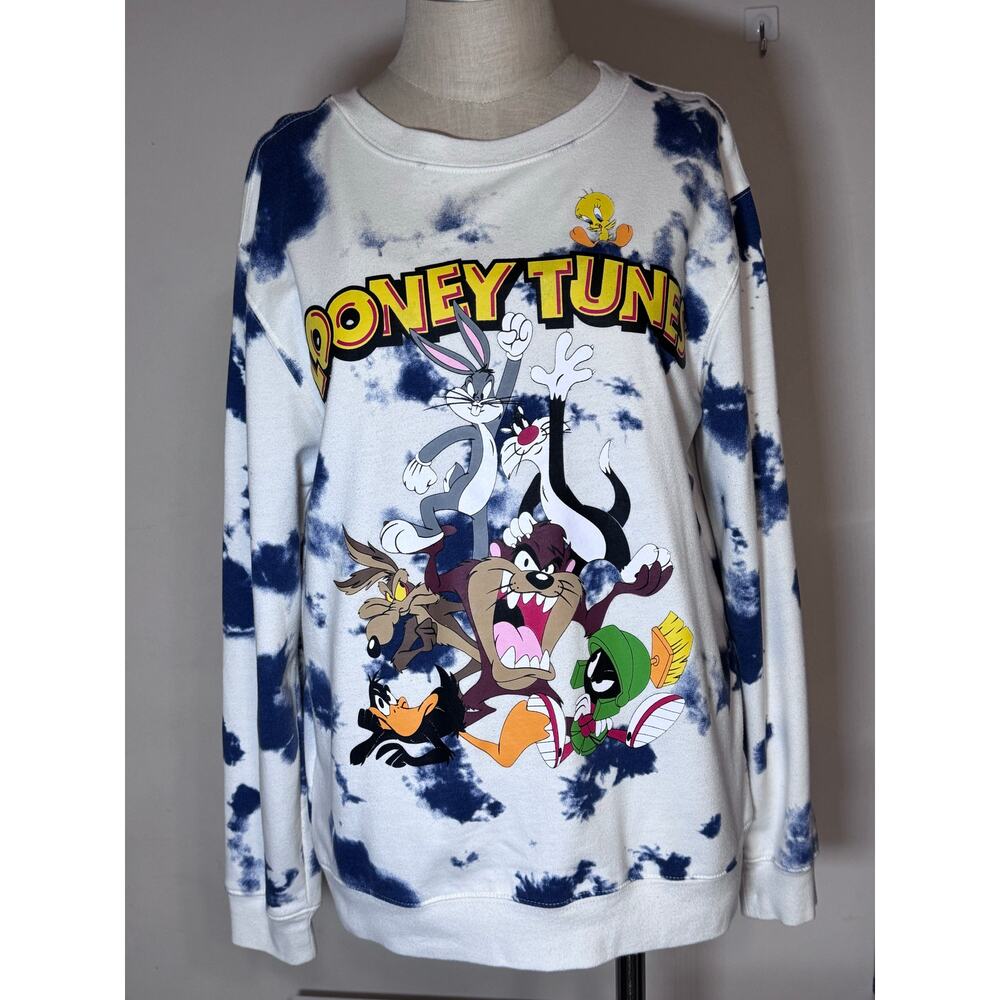Hybrid Apparel Warner Bros Looney Tunes Graphic Sweatshirt Womens Size XL USED